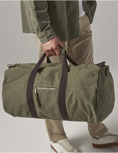 QUA-QD613-Vintage Canvas Holdall